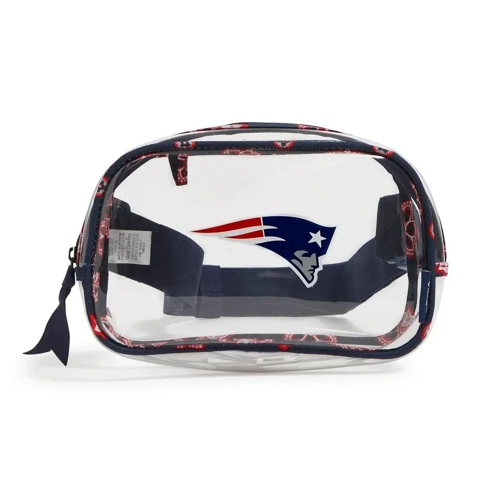 New England Patriots Vera Bradley Small Clear Women's Belt Bag NFL Football NEW
